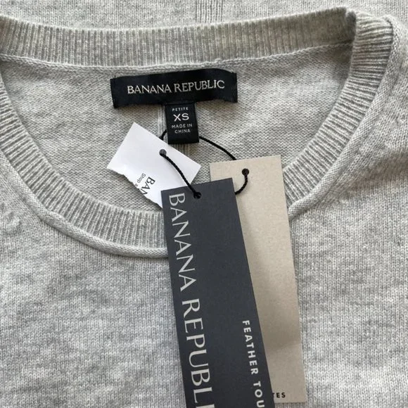 Banana Republic Cashmere Blend Tunic Gray Sweater - Picture 6 of 10